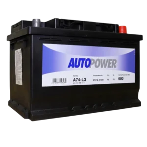 74 Amper 12V Autopower Akü
