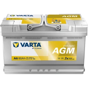 Çorlu Varta Akü 80 Amper 12V A6 AGM Start Stop