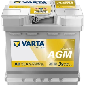 Çorlu Varta Akü 50 Amper 12V A9 AGM Start Stop