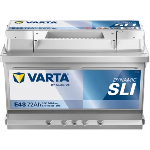 Çorlu Varta Akü 72 Amper 12V E43 Alçak Kasa