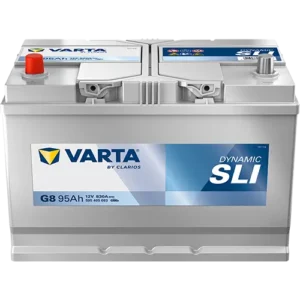 Çorlu Varta Akü 95 Amper 12V G8 Ters Dik Kasa