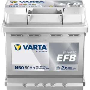 Çorlu Varta Akü 50 Amper 12V N50 EFB Start Stop