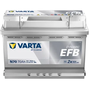 Çorlu Varta Akü 70 Amper 12V N70 Start Stop